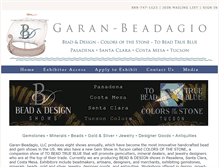 Tablet Screenshot of beadagio.com